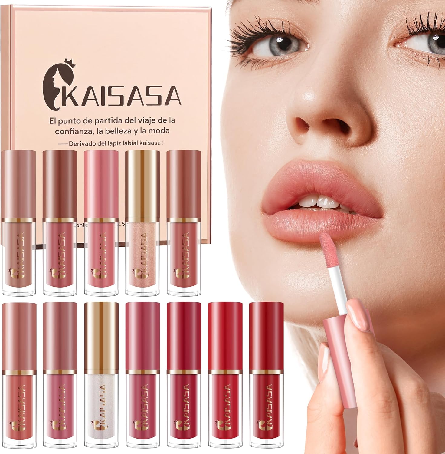 Batom Lip Liner Conjunto Batom liquido | Conjunto de Lápis para Lábios Matte 12 Cores - Image 9